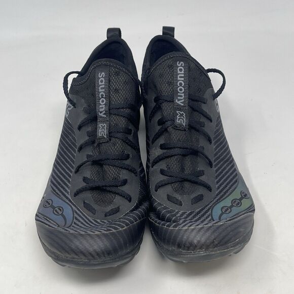 Saucony Havok XC Shoes Mens 7 Black Mesh Lightweight Running Spikeless Sneakers - Picture 6 of 16